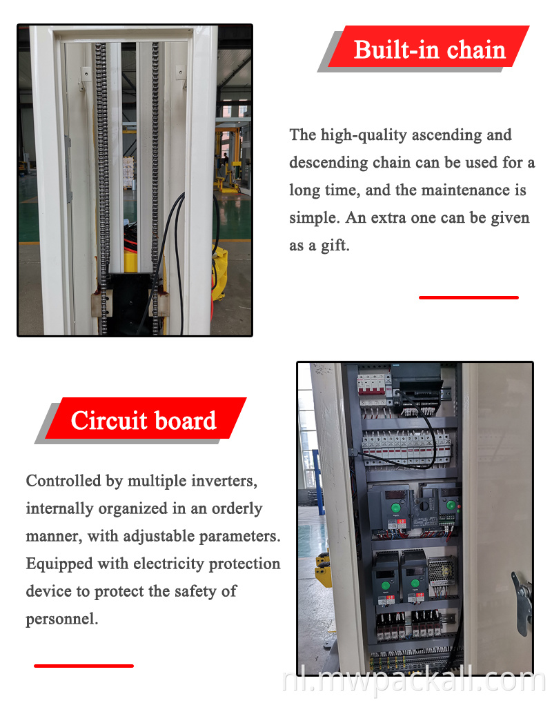 Factory Direct PE Stretch Film Online Pallet Wrapper/ op maat gemaakte niet-standaard automatische verpakkingsmachine
